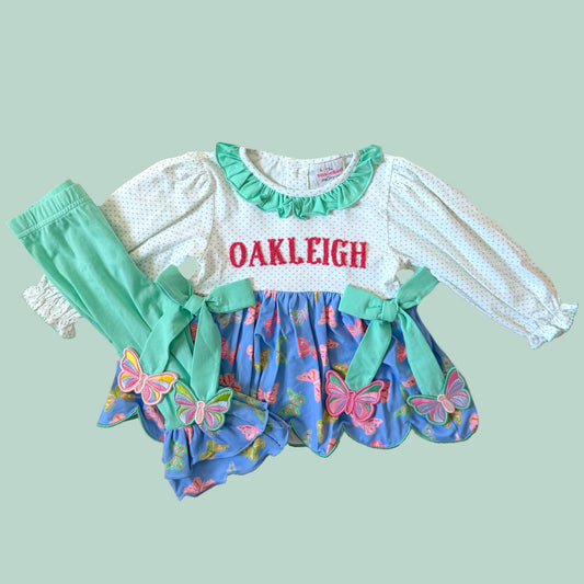 CUSTOM PREORDER: Butterfly Legging Set (December TAT)
