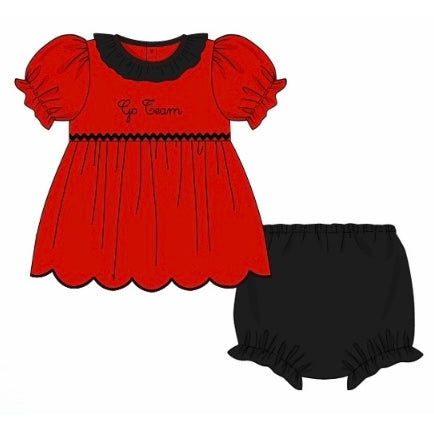 CUSTOM PREORDER: Chainstitch Custom Go Team Diaper Set (July TAT)