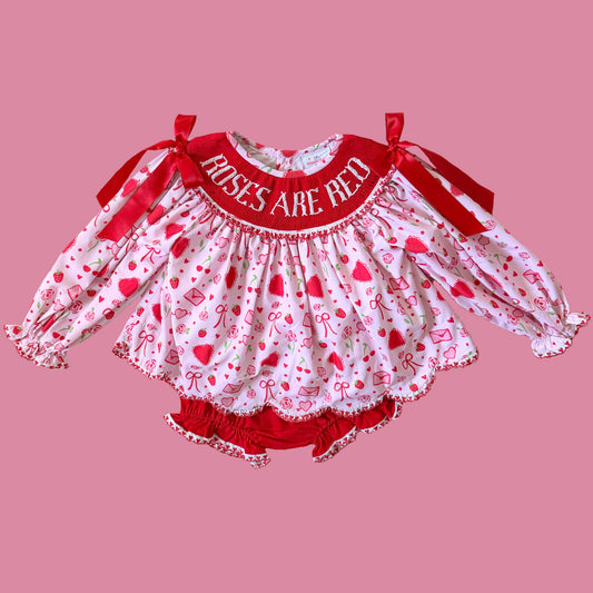 PREORDER: Roses are Red Diaper Set (December TAT)