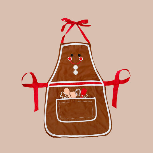 Gingerbread Apron- CHILD *BOY*