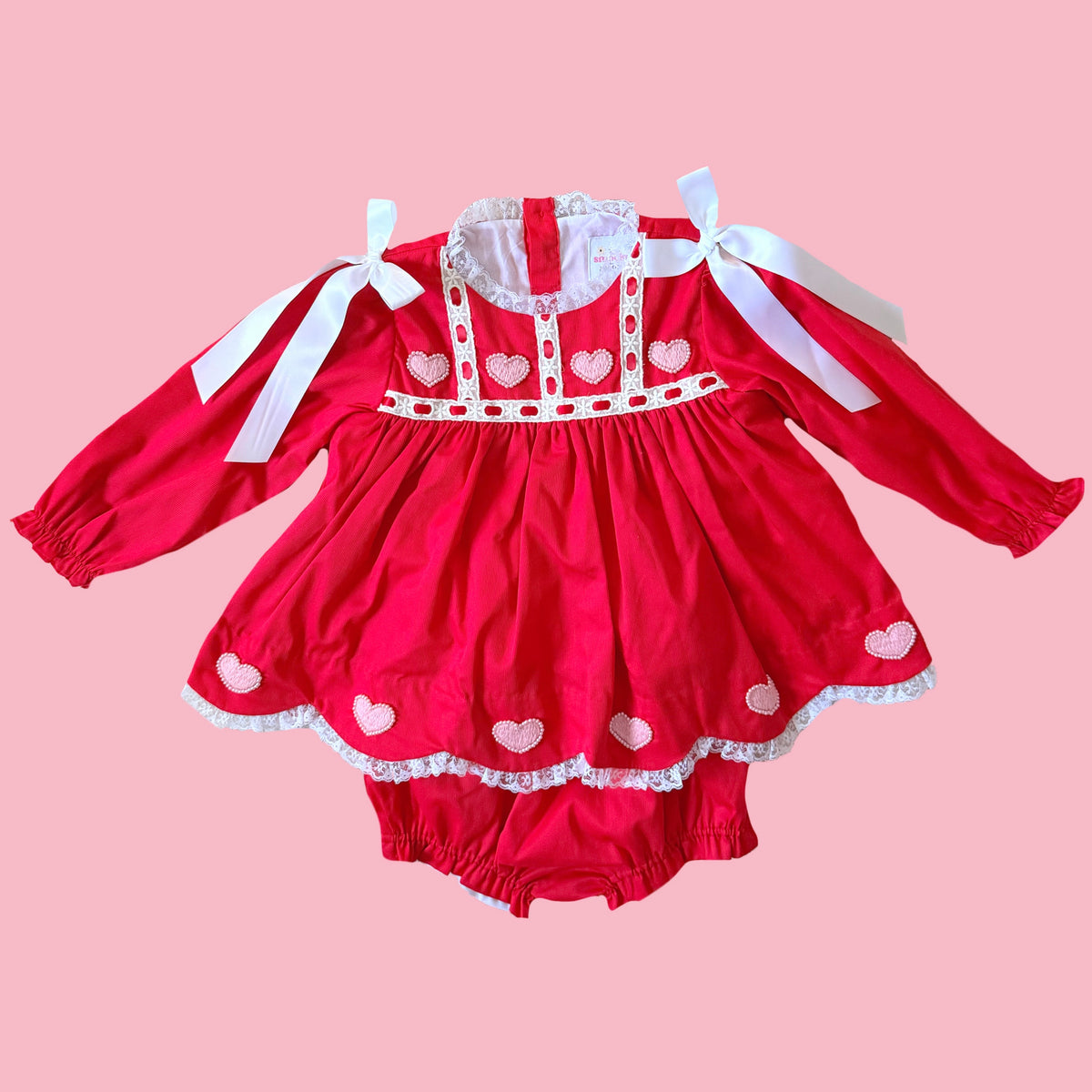PREORDER: Madi Heirloom Hearts Diaper Set (December TAT)