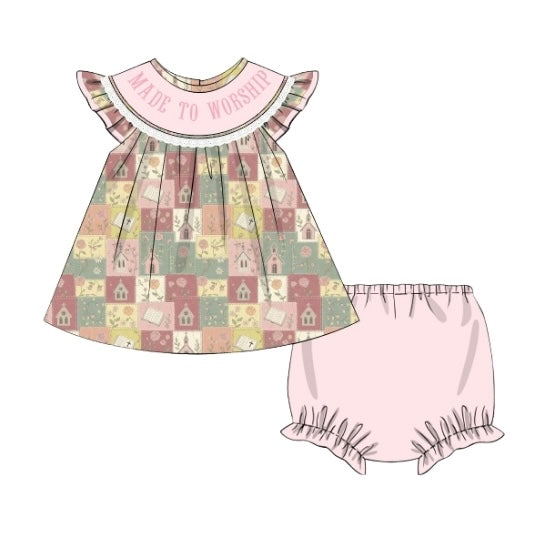 PREORDER: Made To Worship Diaper Set (May TAT)