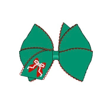 PREORDER: Christmas Pearls Bow (November TAT)