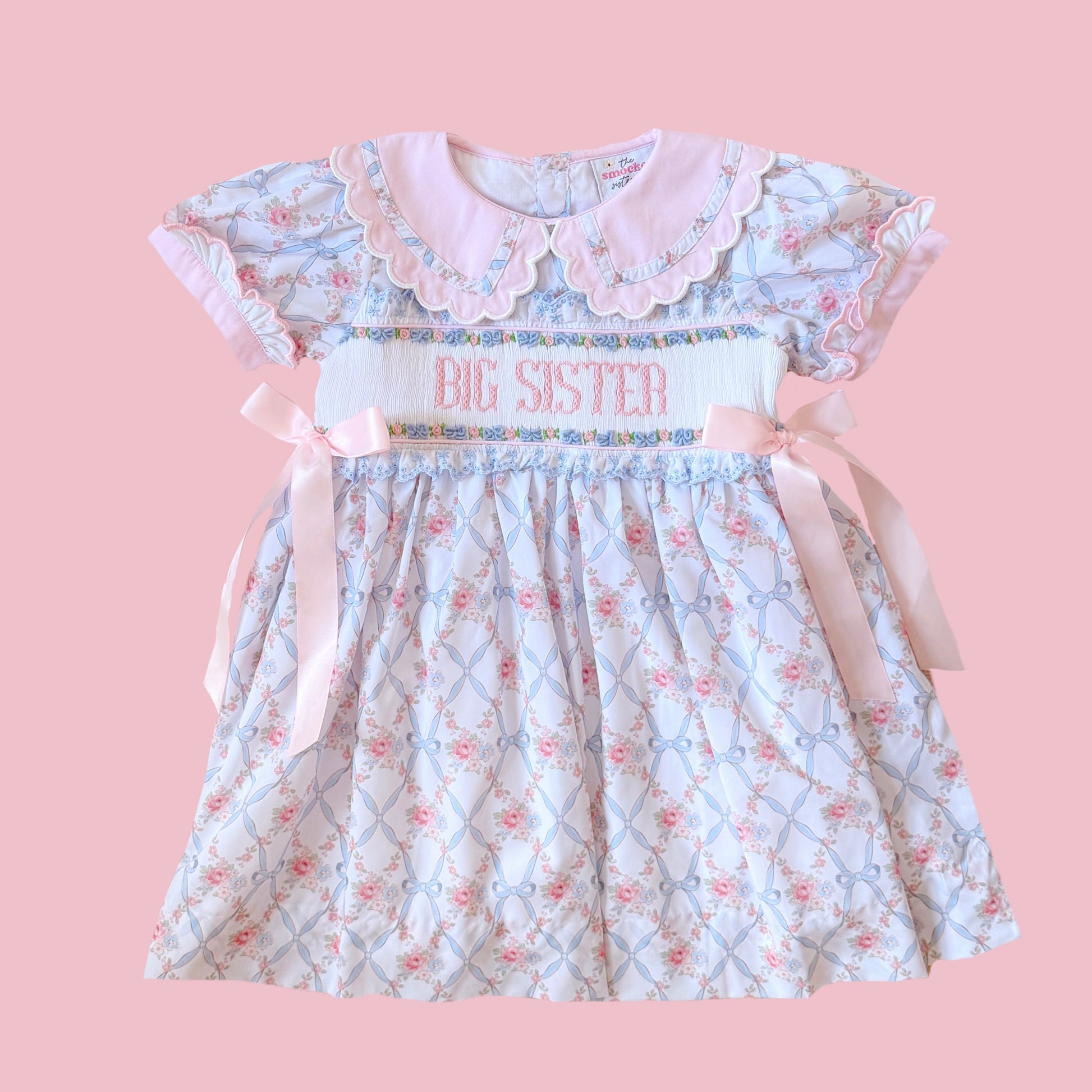 Big Sister Dress – The Smocked Sisters Co