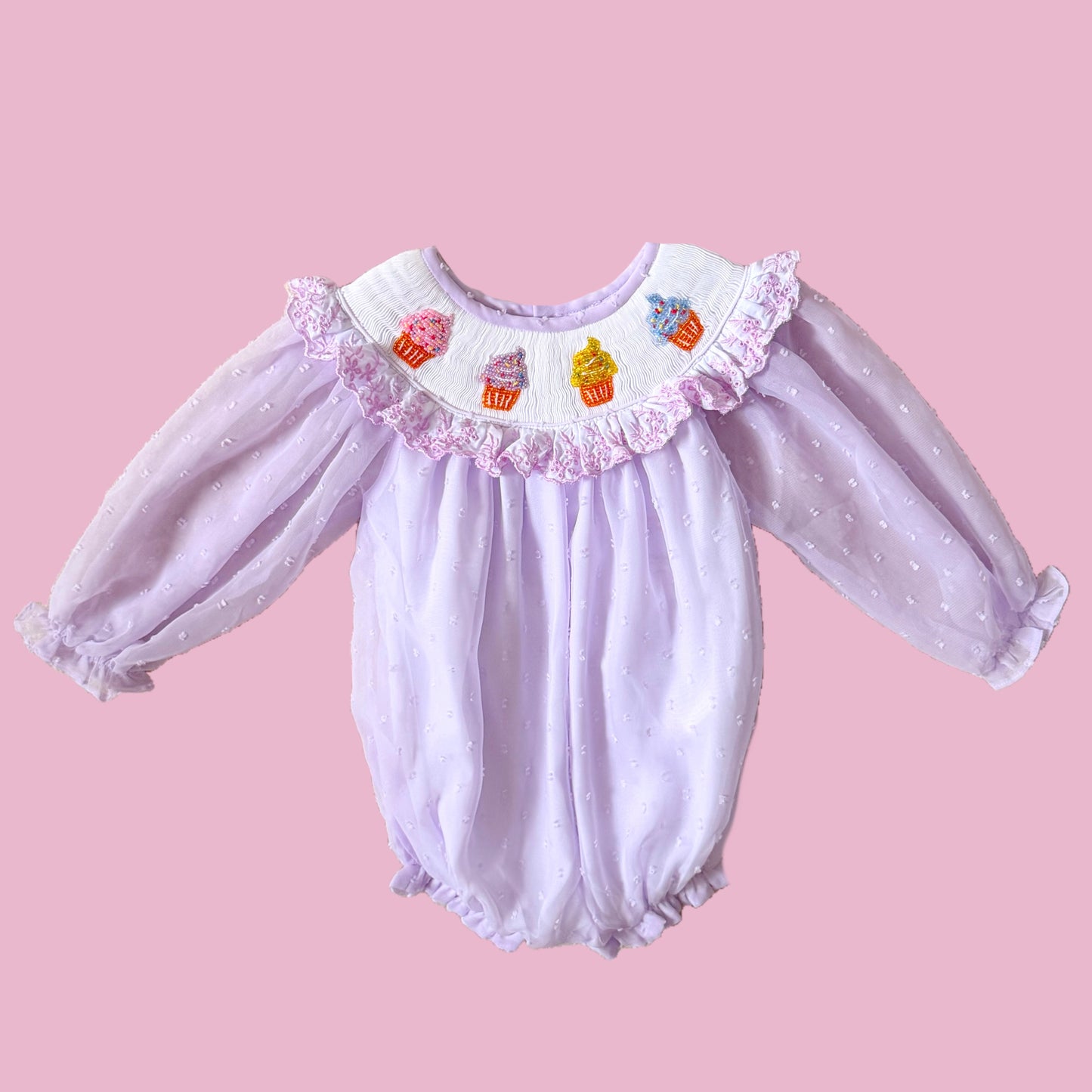 PREORDER: Beaded Cupcake Chiffon Bubble (November TAT)