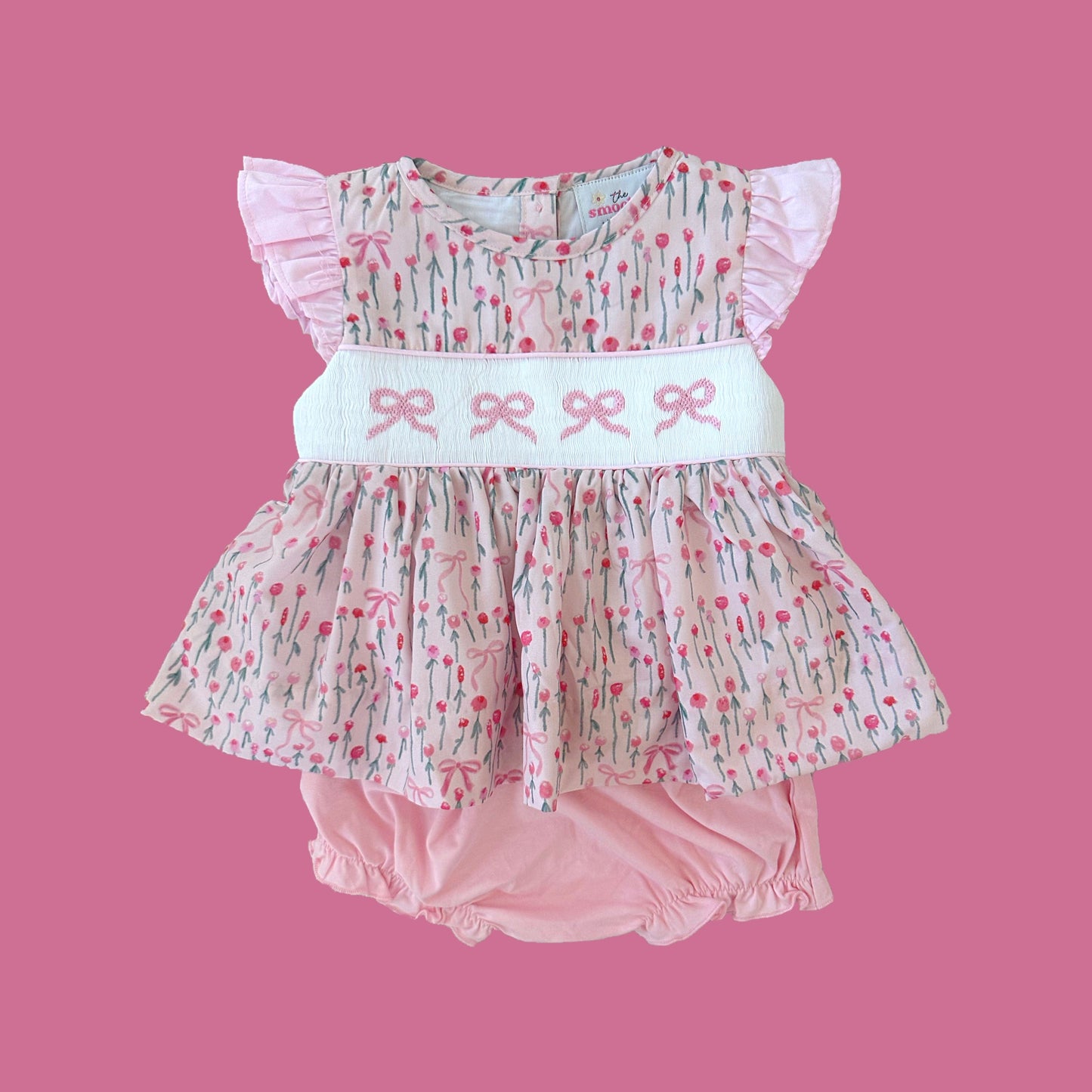 Heirloom Bow 2.0 Diaper Set