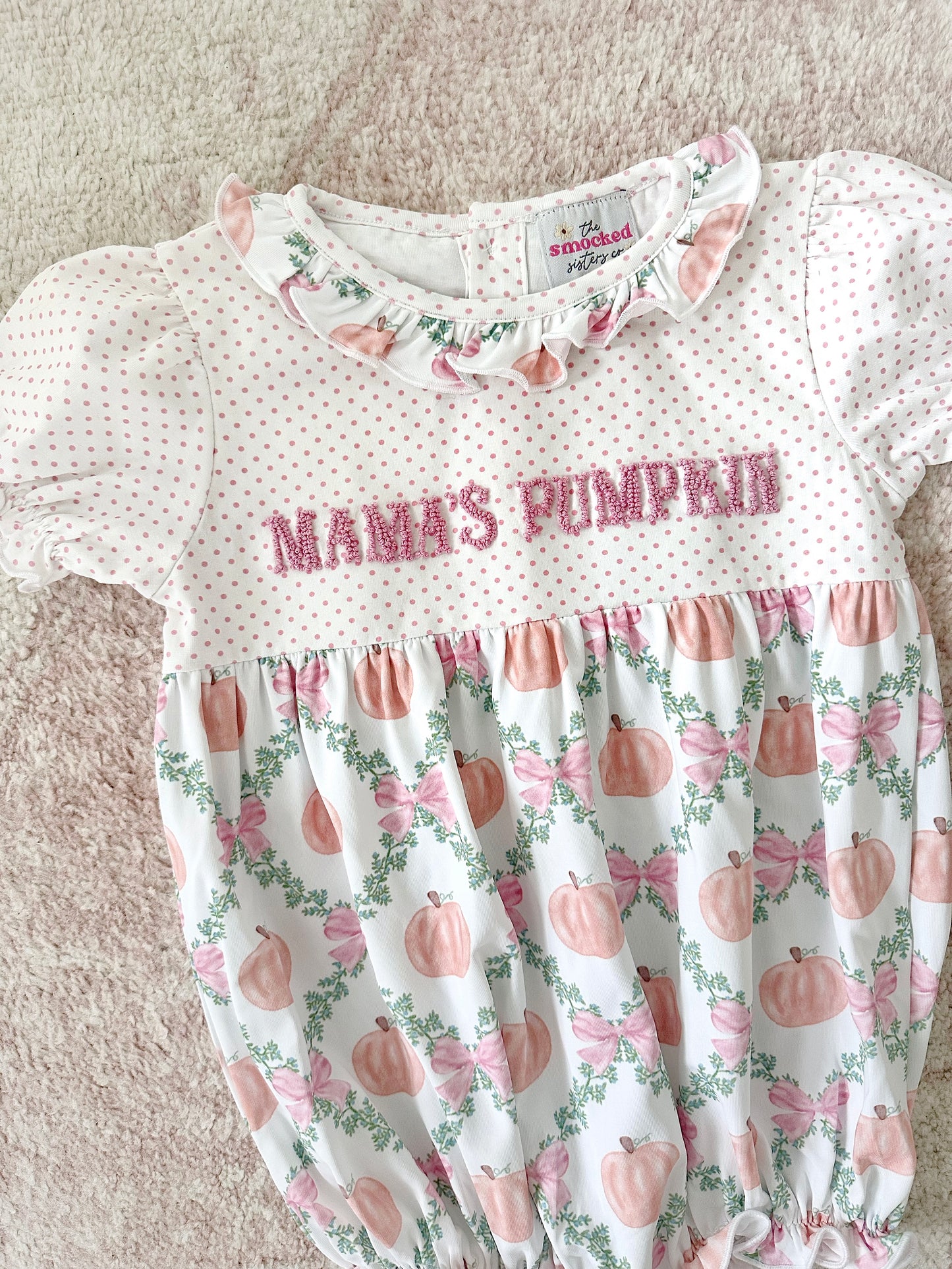 Mama’s Pumpkin French Knot Bubble