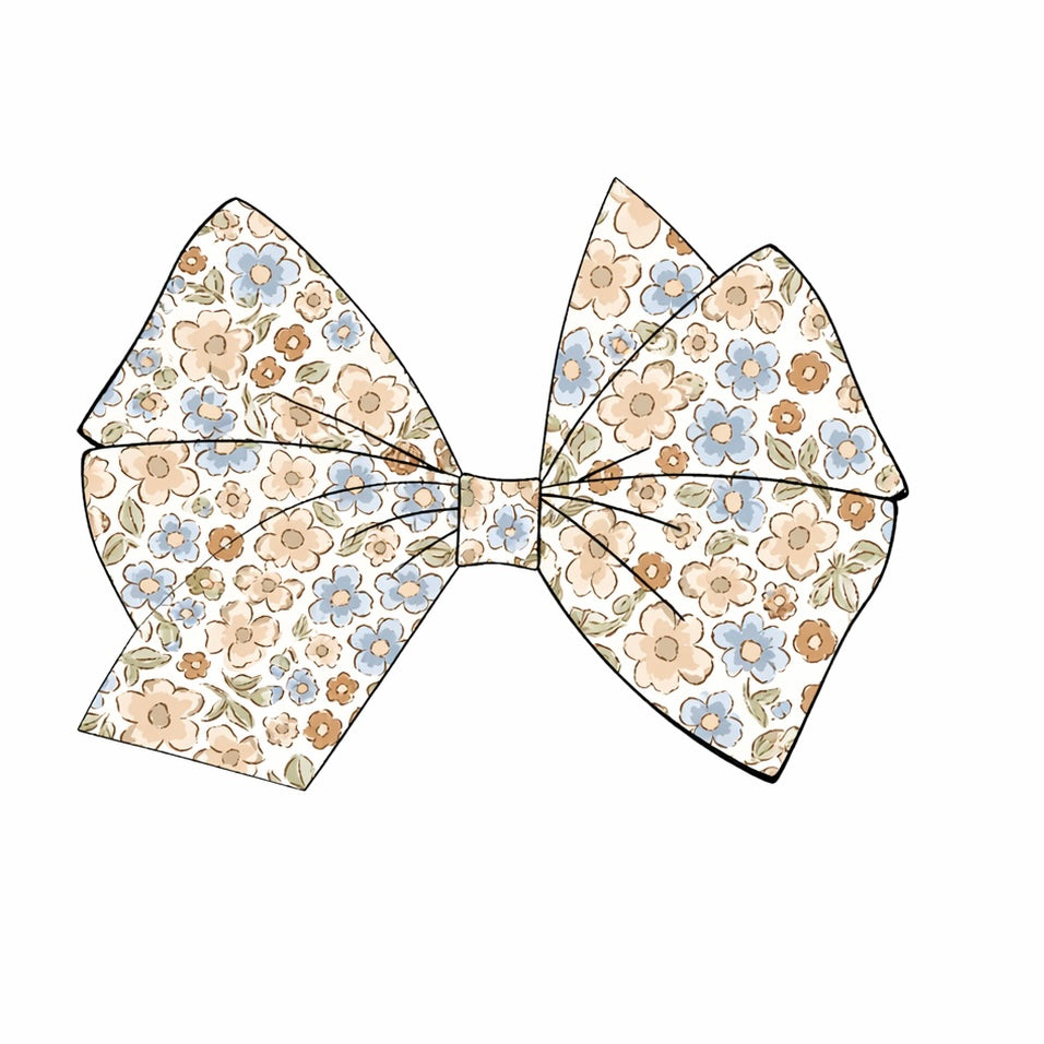 Dusty Blossom Bow