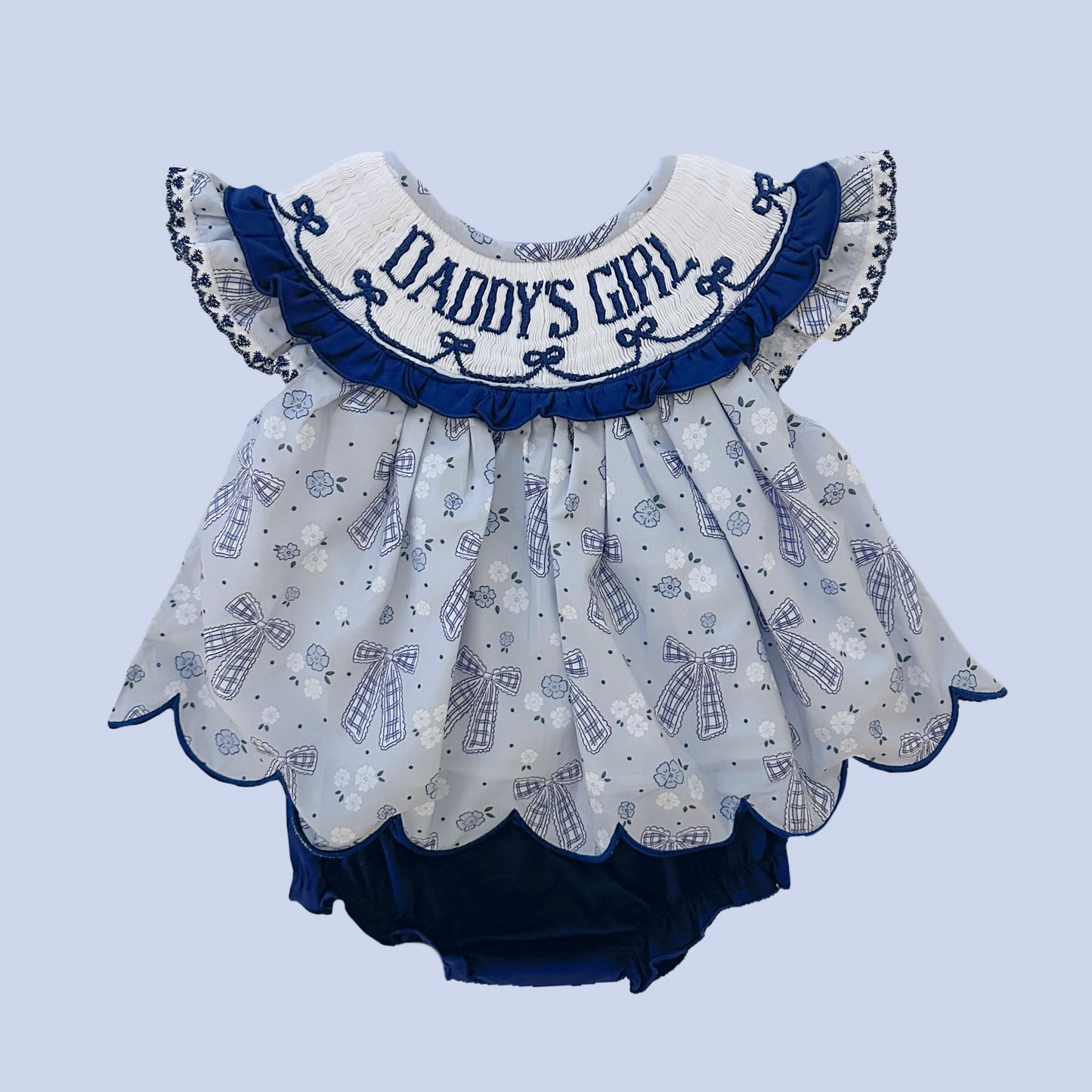 Brooklyn’s Bows Daddy’s Girl Diaper Set