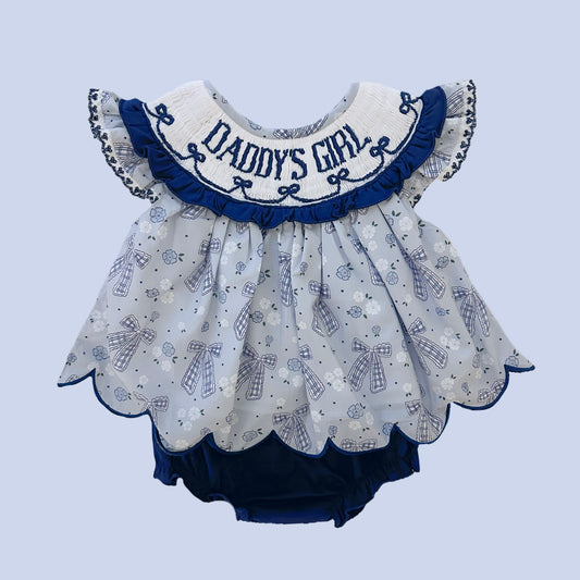 Brooklyn’s Bows Daddy’s Girl Diaper Set