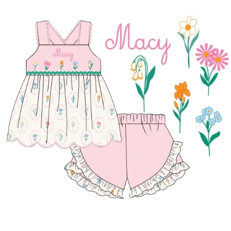 CUSTOM PREORDER: Macy’s Garden Girl Set (January TAT)