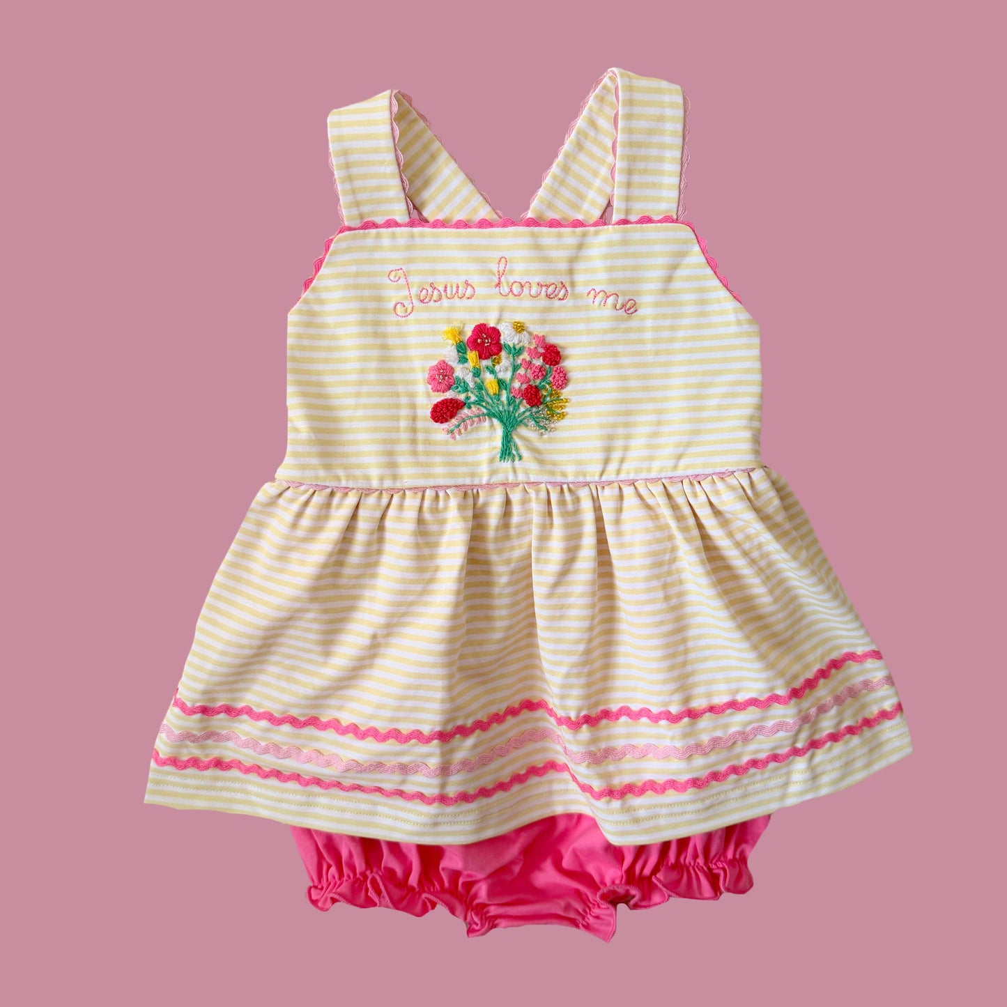 PREORDER: Jesus Loves Me Skirted Bubble (May TAT)