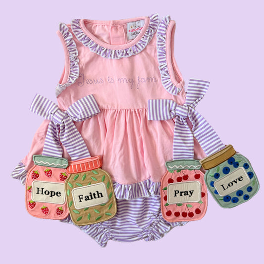 Jesus Is My Jam Diaper Set