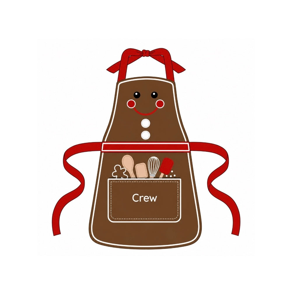 PREORDER: Gingerbread Apron- CHILD *BOY* (October TAT)
