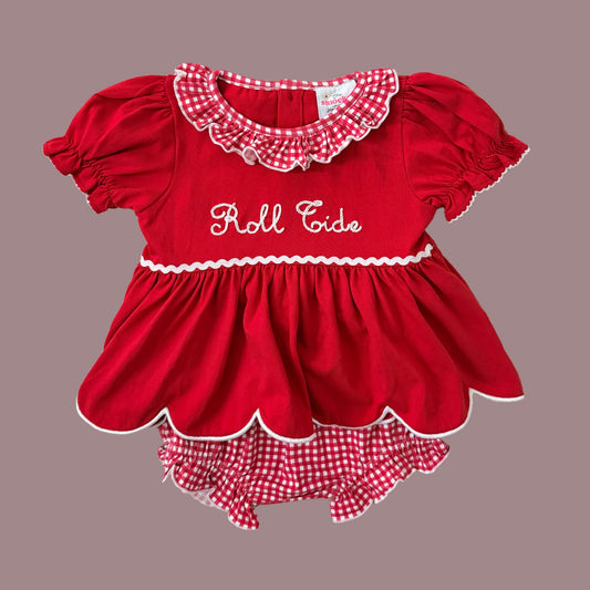 Go Team Diaper Set Roll Tide