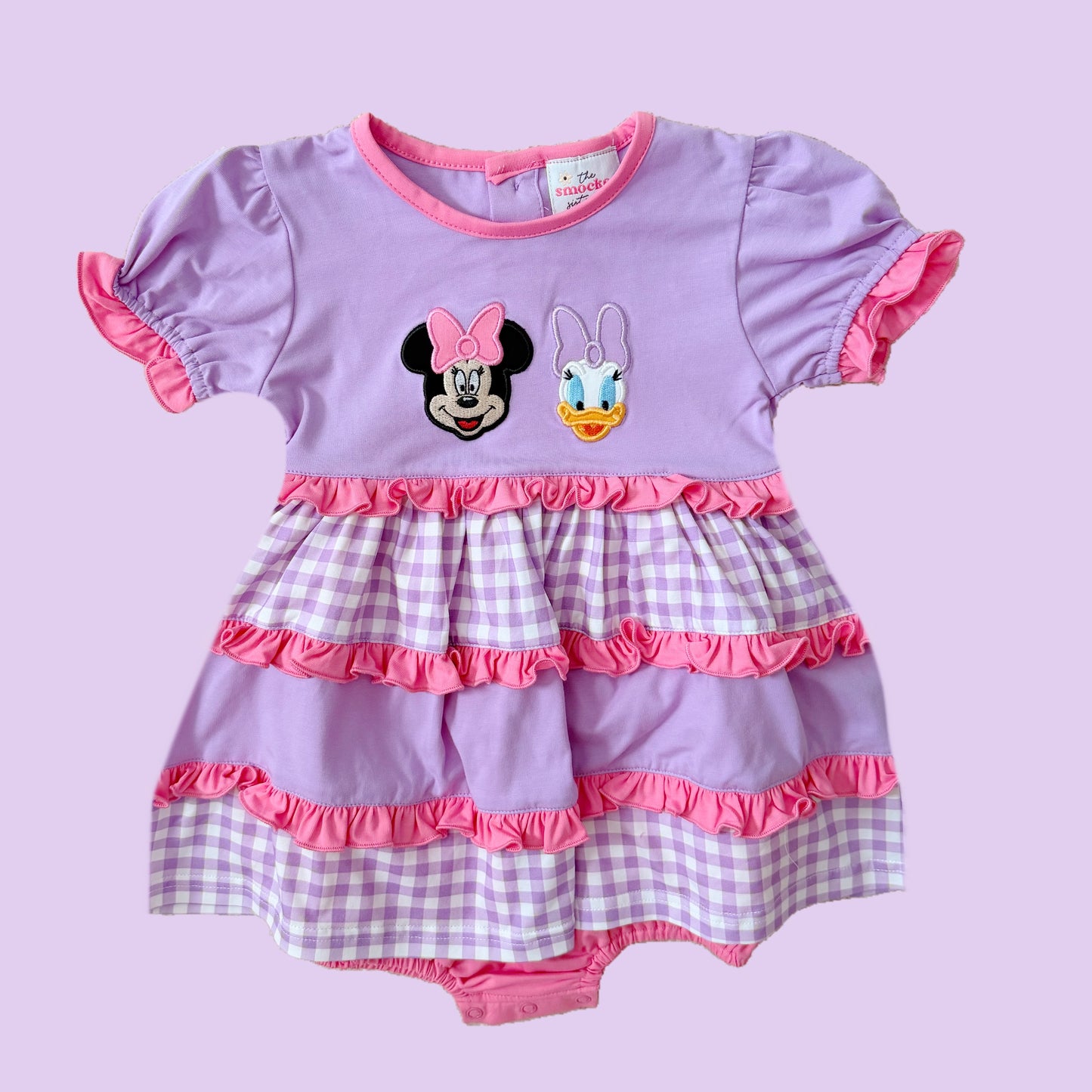 Applique Duck & Mouse Skirted Bubble