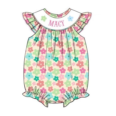 CUSTOM PREORDER: Custom Name Groovy Floral Bubble