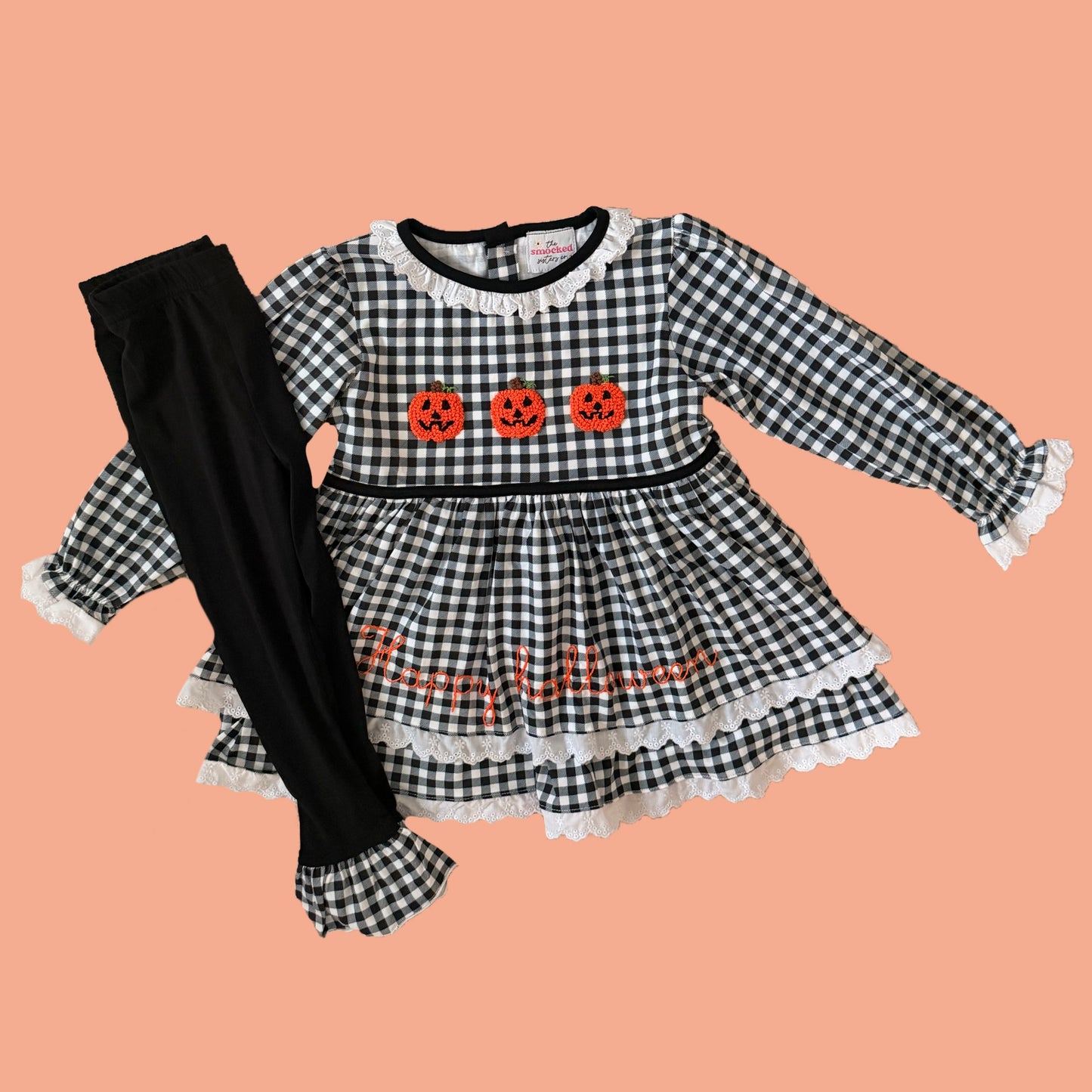 French Knot Happy Halloween Legging Set