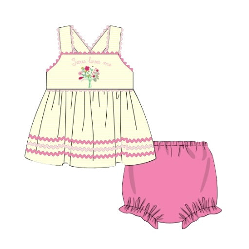 PREORDER: Jesus Loves Me Diaper Set (May TAT)