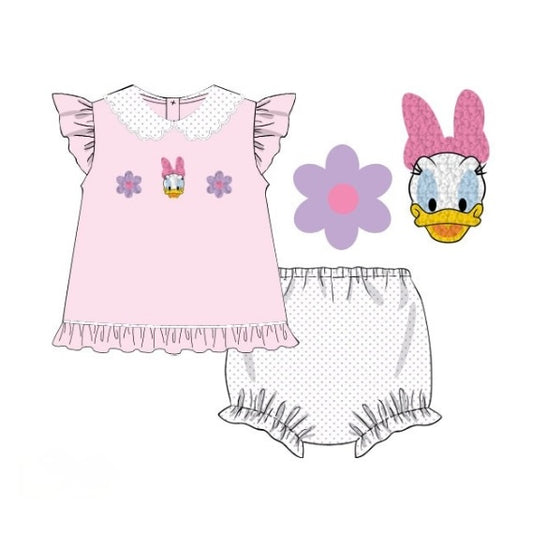 PREORDER: Floral Duck Diaper Set (May TAT)