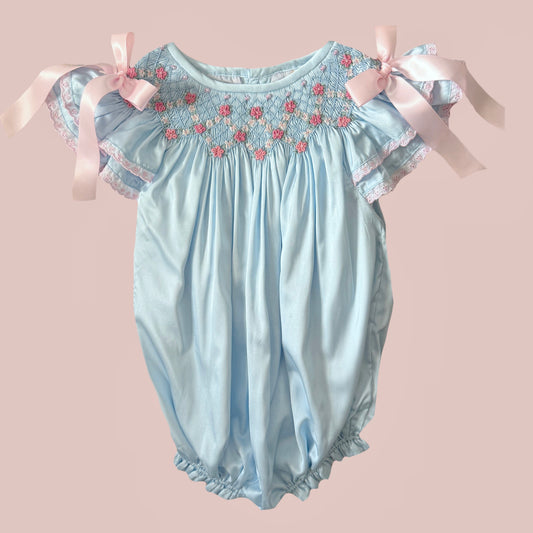 FLASH PREORDER: Addison’s Blue Satin Heirloom Bubble (Late August TAT)