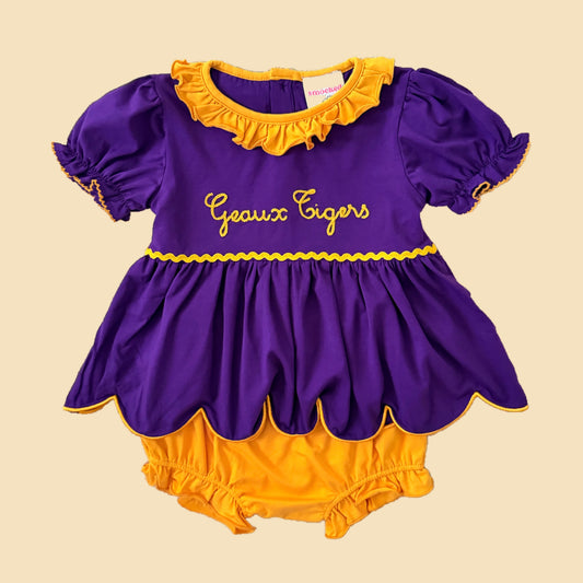 Geaux Go Team Diaper Set