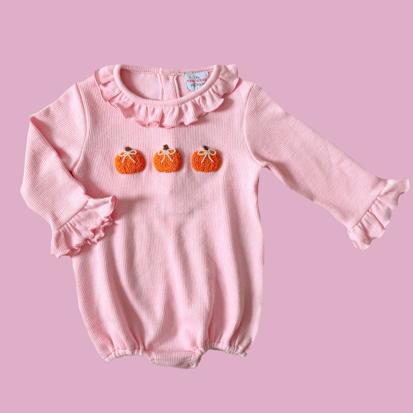 French Knot Pumpkin Sweater Bubble