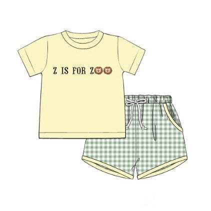 PREORDER: Z is for Zoo Boy Set (May TAT)