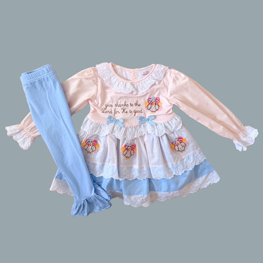 Give Thanks To The Lord Vintage Legging Set