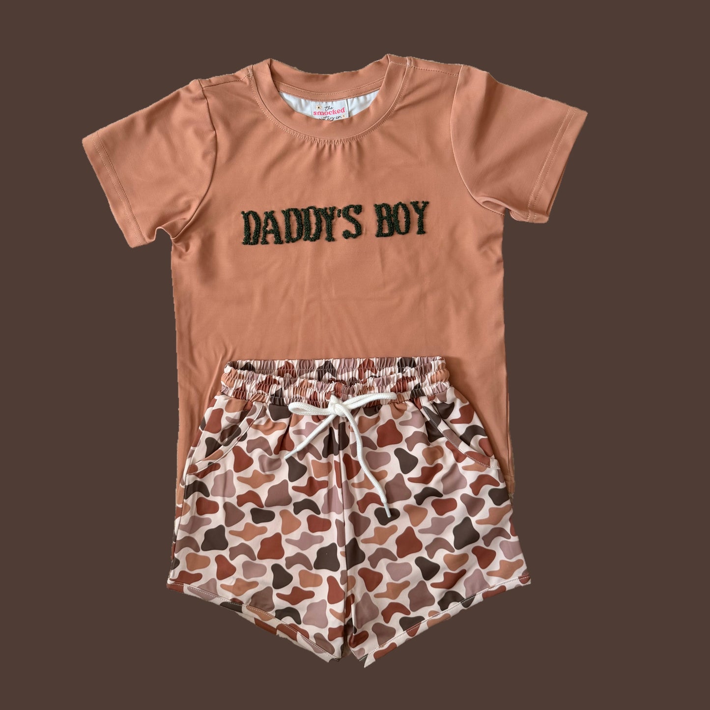 Camo Daddy's Boy Set