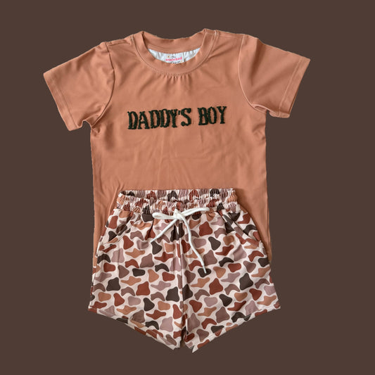 Camo Daddy's Boy Set