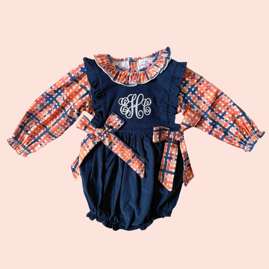 Corduroy Fall Gingham Set
