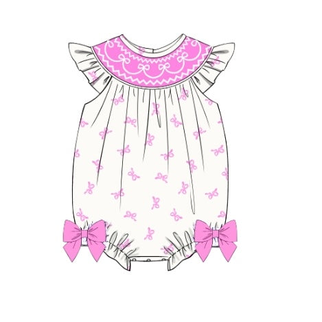 PREORDER: Hot Pink Bows Bubble (May TAT)