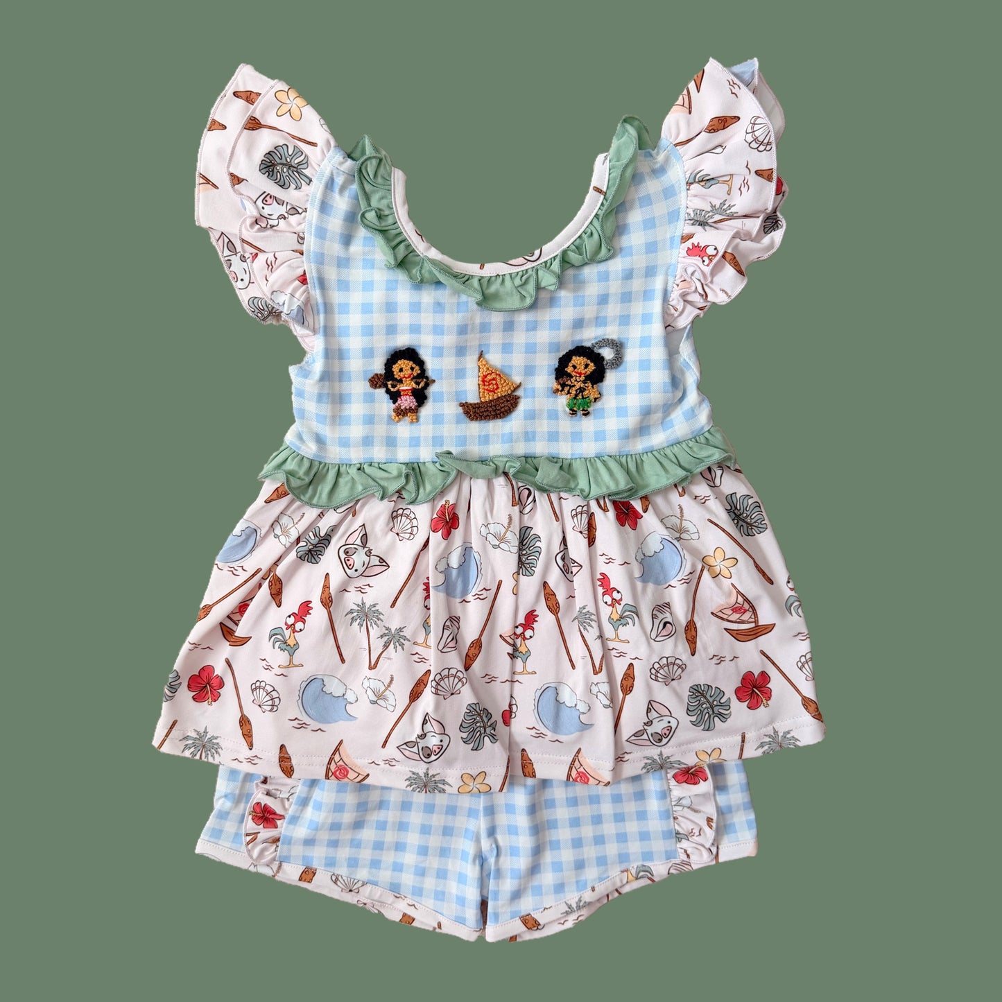 Ocean Is Calling Shorts Set