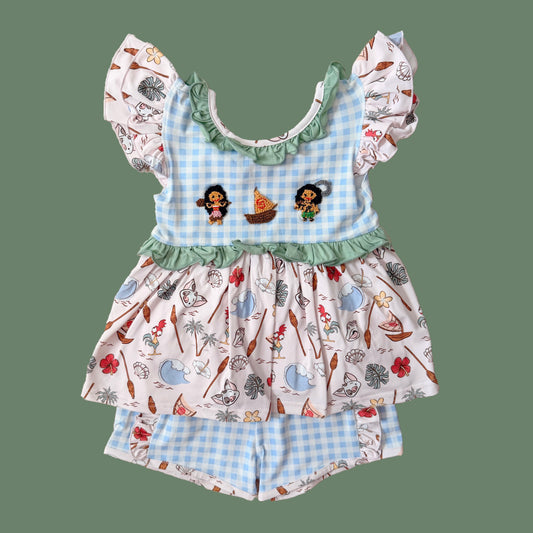 Ocean Is Calling Shorts Set