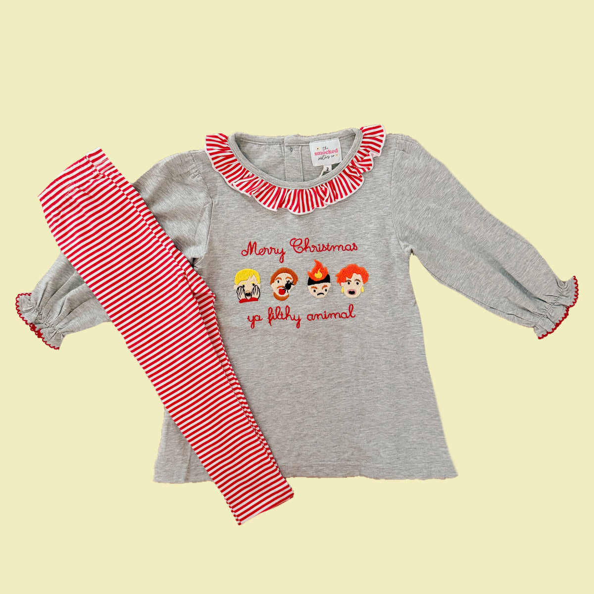 Merry Christmas Ya Filthy Animal Legging Set