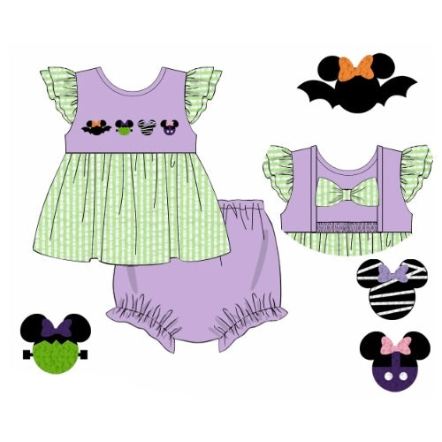 FLASH PREORDER: Spooky Mouse Diaper Set (Late September TAT)