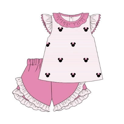 FLASH PREORDER: Main Street Mouse Shorts Set (September TAT)
